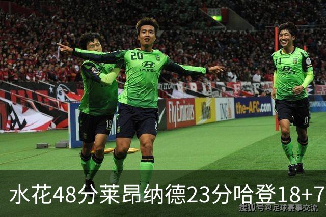 水花48分莱昂纳德23分哈登18+7 勇士力克快船